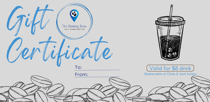 The Roaming Bean E-Giftcard
